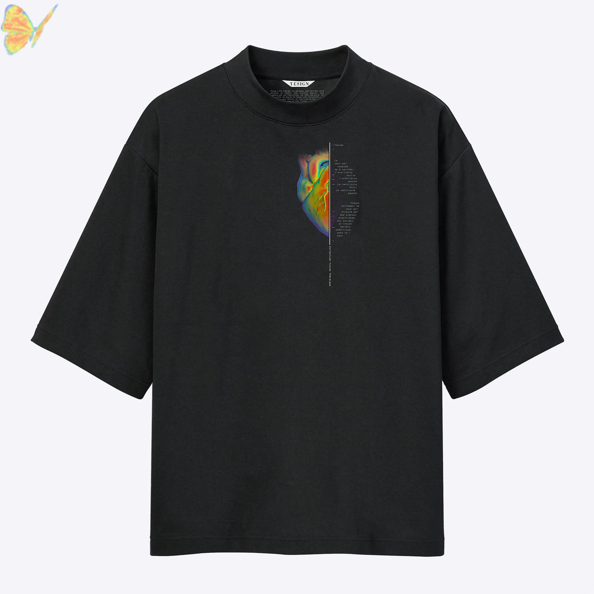 T-shirt À cœur ouvert TESIGN