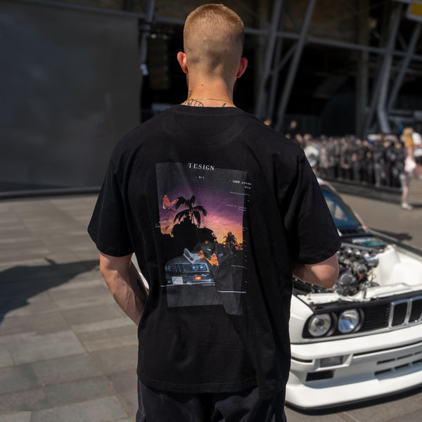 Vice City — T-shirt noir oversize